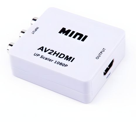 Конвертер AV в HDMI адаптер RCA в HDMI 1080P (AV2HDMI) для телевізора, ПК, PS3, Xbox, DVD HW-2105