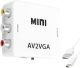 AV2VGA RCA Adapter на VGA с аудио, видео конвертер 1080p с USB Power