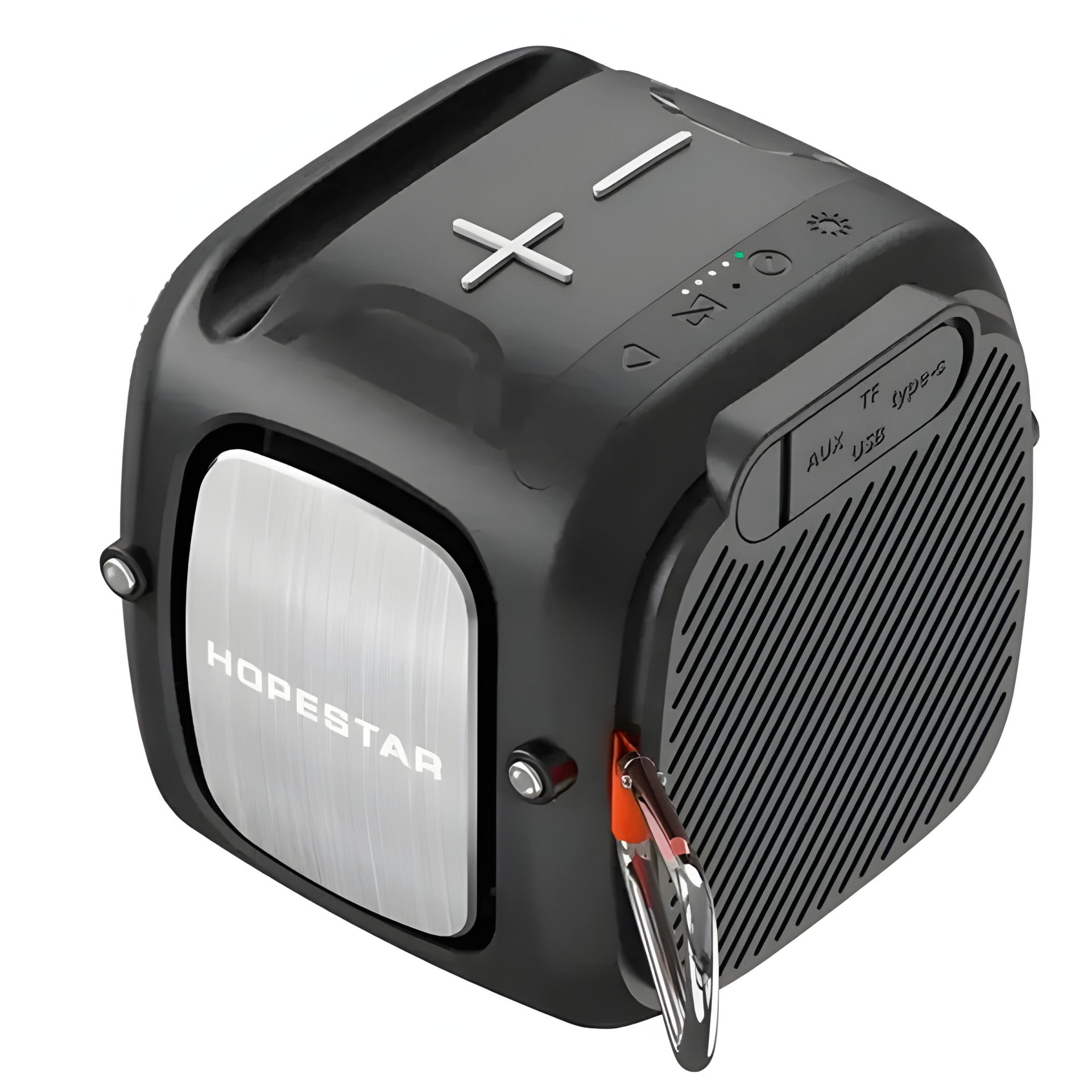 Портативна колонка HOPESTAR PPARTYONE MINI, RGB, IPX5, 5W, TF, TWS, USB, AUX, BT5.0, чорна Портативна колонка HOPESTAR PPARTYONE MINI, RGB, IPX5, 5W, TF, TWS, USB, AUX, BT5.0, чорна