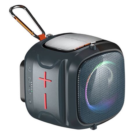 Портативна колонка HOPESTAR PPARTYONE MINI, RGB, IPX5, 5W, TF, TWS, USB, AUX, BT5.0, Black-blue