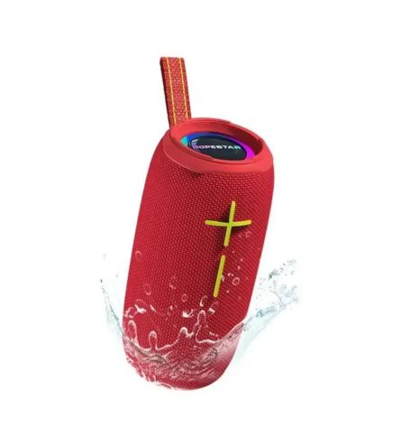 Портативна колонка HOPESTAR P20 PRO, RGB, IPX6, USB, AUX, TF, FM, BT5.1, TWS, 2x5W, 3000mAh, 4-6h, Red Портативна колонка HOPESTAR P20 PRO, RGB, IPX6, USB, AUX, TF, FM, BT5.1, TWS, 2x5W, 3000mAh, 4-6h, Red