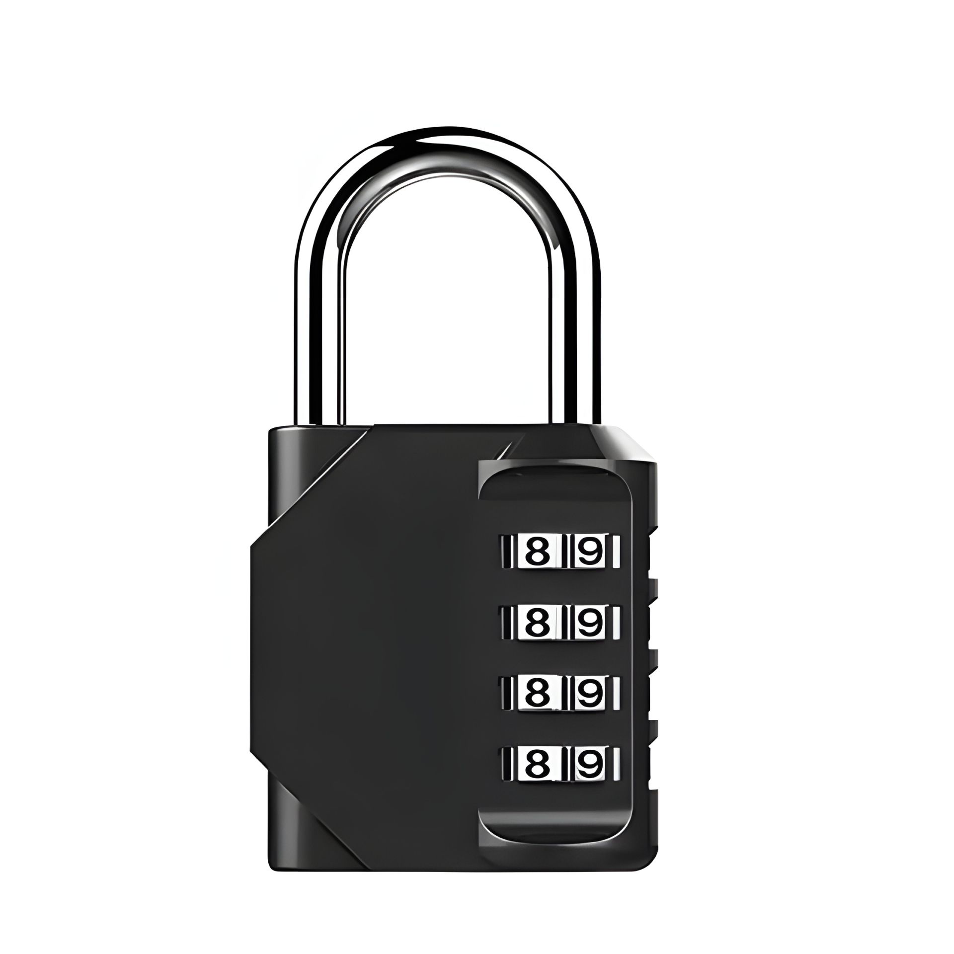 Mini Combo Lock CL001MK, 4 Digits, Metal, Black Mini Combo Lock CL001MK, 4 Digits, Metal, Black