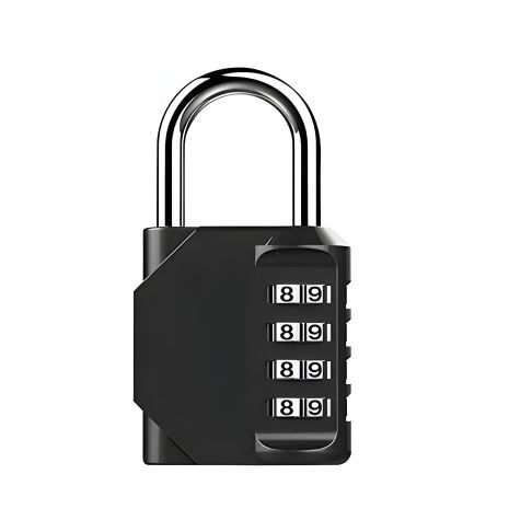 Mini Combo Lock CL001MK, 4 Digits, Metal, Black Mini Combo Lock CL001MK, 4 Digits, Metal, Black