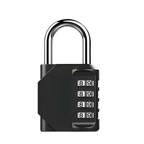 Mini Combo Lock CL001MK, 4 Digits, Metal, Black Mini Combo Lock CL001MK, 4 Digits, Metal, Black
