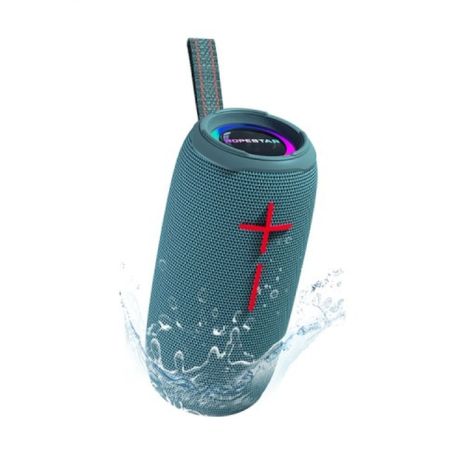 Портативна колонка HOPESTAR P20 PRO, RGB, IPX6, USB, AUX, TF, FM, BT5.1, TWS, 2x5W, 3000mAh, 4-6h, Blue
