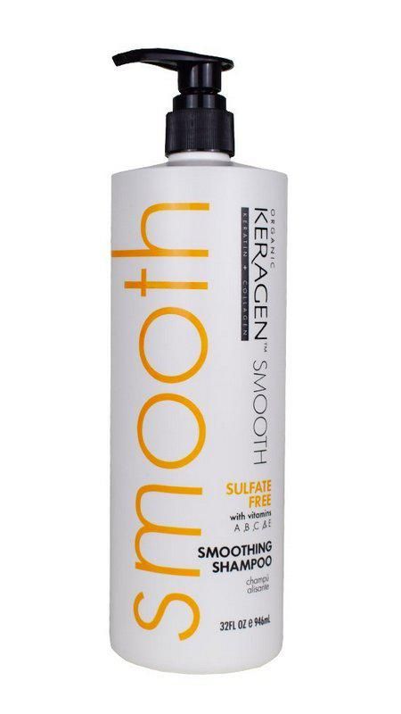 Безсульфатный шампунь для разглаживания волоc Organic Keragen Smoothing Shampoo, 946 мл Безсульфатный шампунь для разглаживания волоc Organic Keragen Smoothing Shampoo, 946 мл