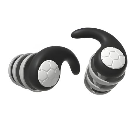 Вушні затички шумопоглинаючі, герметичні, для сну, спорту, роботи, поїздок, силіконові, спіраль, в кейсі, black-grey Вушні затички шумопоглинаючі, герметичні, для сну, спорту, роботи, поїздок, силіконові, спіраль, в кейсі, black-grey
