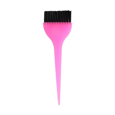 Пензлик для волосся фарбування широкий з довгою щетиною однотонний (рожевий) Пензлик для волосся фарбування широкий з довгою щетиною однотонний (рожевий)