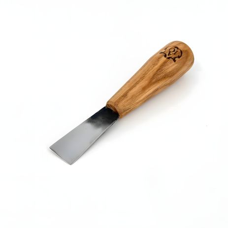 Коротка стамеска 20мм АЮ-STRYI Profi для геометричного різьблення по дереву