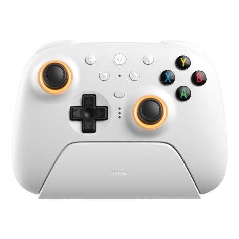 Геймпад 8BitDo Ultimate 2 для Windows і Android, ігровий контролер TMR, Еффект Холла Білий