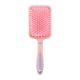 Рожева прямокутна масажна щітка для укладання волосся Fashion Candy