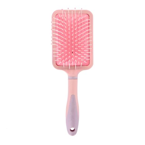 Прямоугольная массажная щетка для укладки волос Fashion Candy Massage Comb, розовая