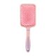 Масажна щітка Fashion Candy Massage Comb для укладання волосся прямокутна рожева