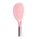 Ультрам'яка рожева масажна щітка-браш Tennis Style Hair Brush для всіх типів волосся, продувна