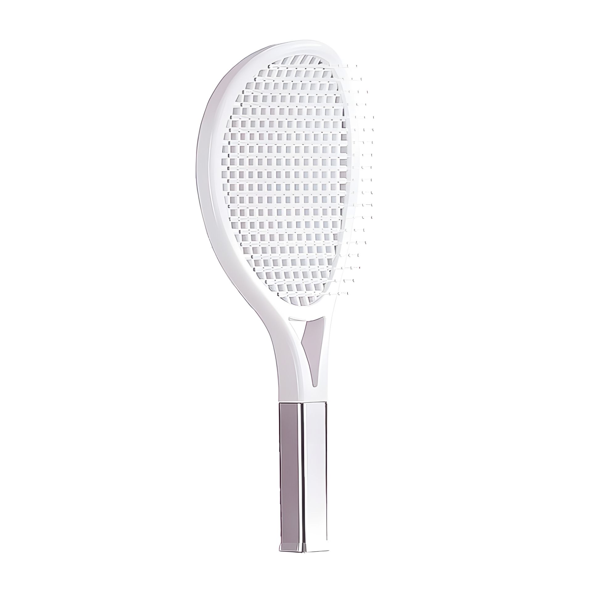 Массажная щетка-браш Tennis Style Hair Brush для всех типов волос ультрамягкая белая Массажная щетка-браш Tennis Style Hair Brush для всех типов волос ультрамягкая белая