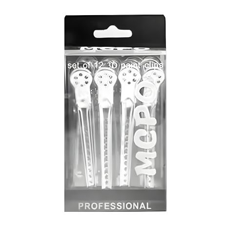 Затискачі-шпильки для волосся металеві 9,5 см срібні набір 12 шт Качка