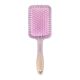 Массажная щетка Fashion Candy Massage Comb для укладки волос прямоугольная фиолетовая