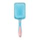 Массажная щетка Fashion Candy Massage Comb для укладки волос прямоугольная голубая