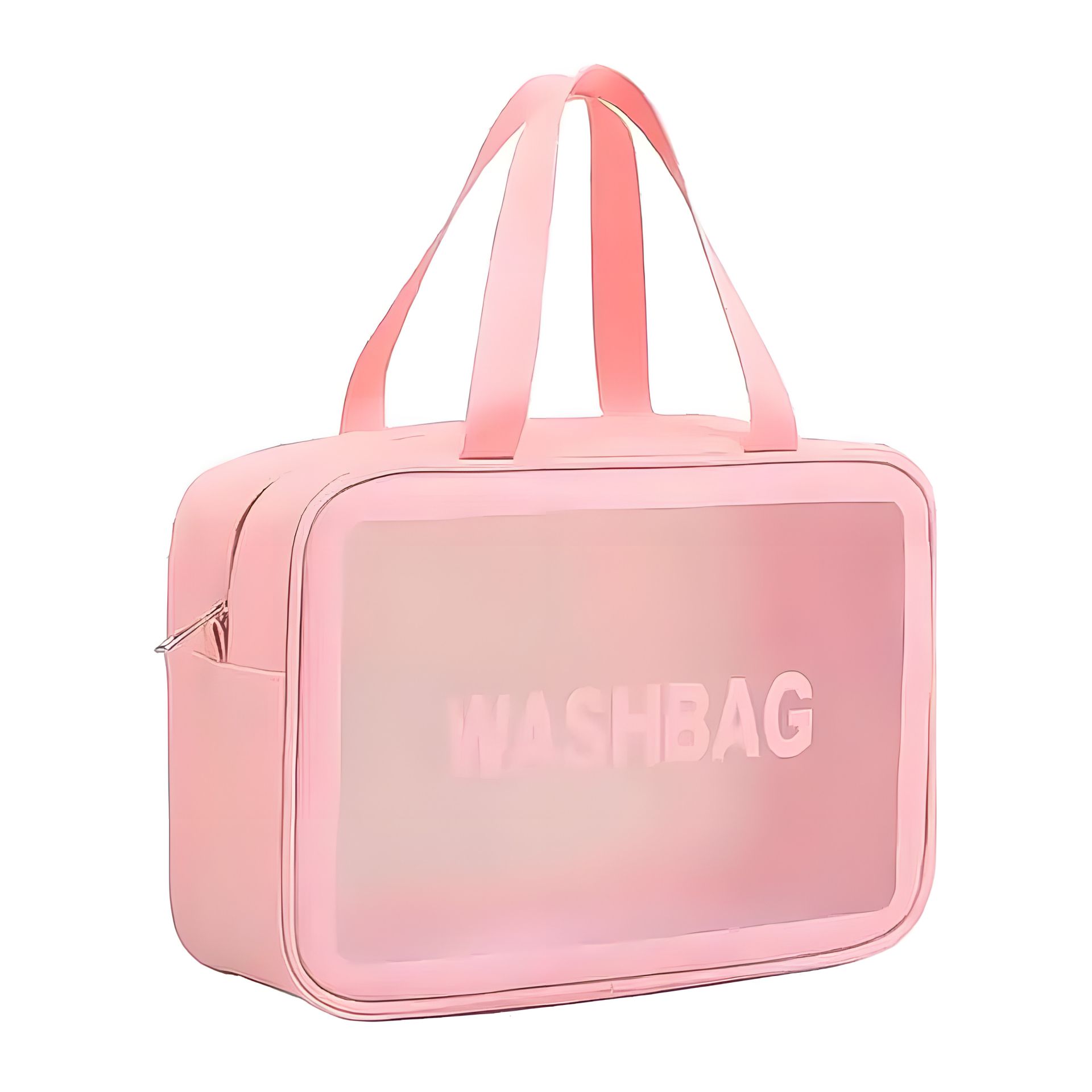 Органайзер Beauty Case на блискавці з ручкою, дорожній несесер рожевий розмір L 30x13x21см Органайзер Beauty Case на блискавці з ручкою, дорожній несесер рожевий розмір L 30x13x21см