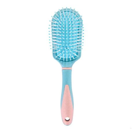 Массажная щетка Fashion Candy Massage Comb для укладки волос овал голубая