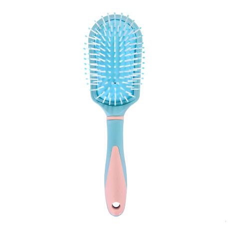 Масажна щітка для укладання волосся Fashion Candy Massage Comb, блакитна, овальна