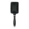 Масажна щітка Happy Hair для укладання волосся прямокутна чорна