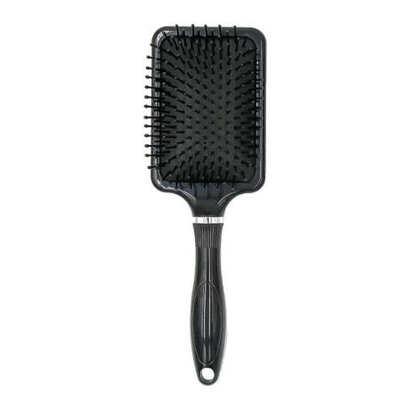 Массажная щетка Happy Hair для укладки волос прямоугольная черная Массажная щетка Happy Hair для укладки волос прямоугольная черная