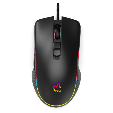 Ігрова дротова миша Aikun GX66 Optical Gaming Mouse Backlight, з роздільною здатністю 800-7200DPI, USB, 1.8m, чорна