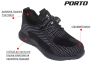 Рабочая обувь нейлоновая Porto SB, размер 47, резиновая подошва Yato YT-80678