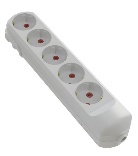 Мережа з 5 заземленими гніздами VIROK 09V230 Мережа з 5 заземленими гніздами VIROK 09V230
