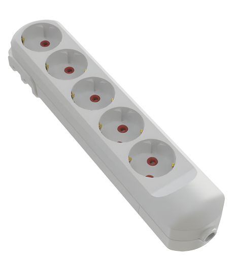 Мережа з 5 заземленими гніздами VIROK 09V230