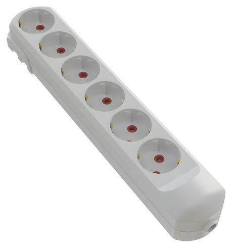 Сетевая площадка: с 6 гнездованием с заземлением VIROK 09V240