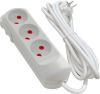 5-метровое сетевое расширение с 3 розетками без заземления VIROK 09V115