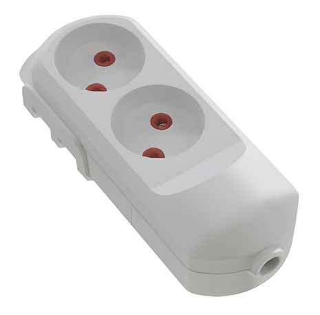 Розетка Pad Network із 2 гніздами без заземлення, VIROK 09V100