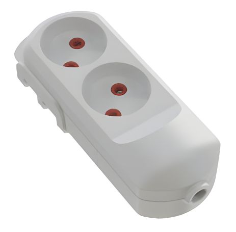 Розетка Pad Network із 2 гніздами без заземлення, VIROK 09V100