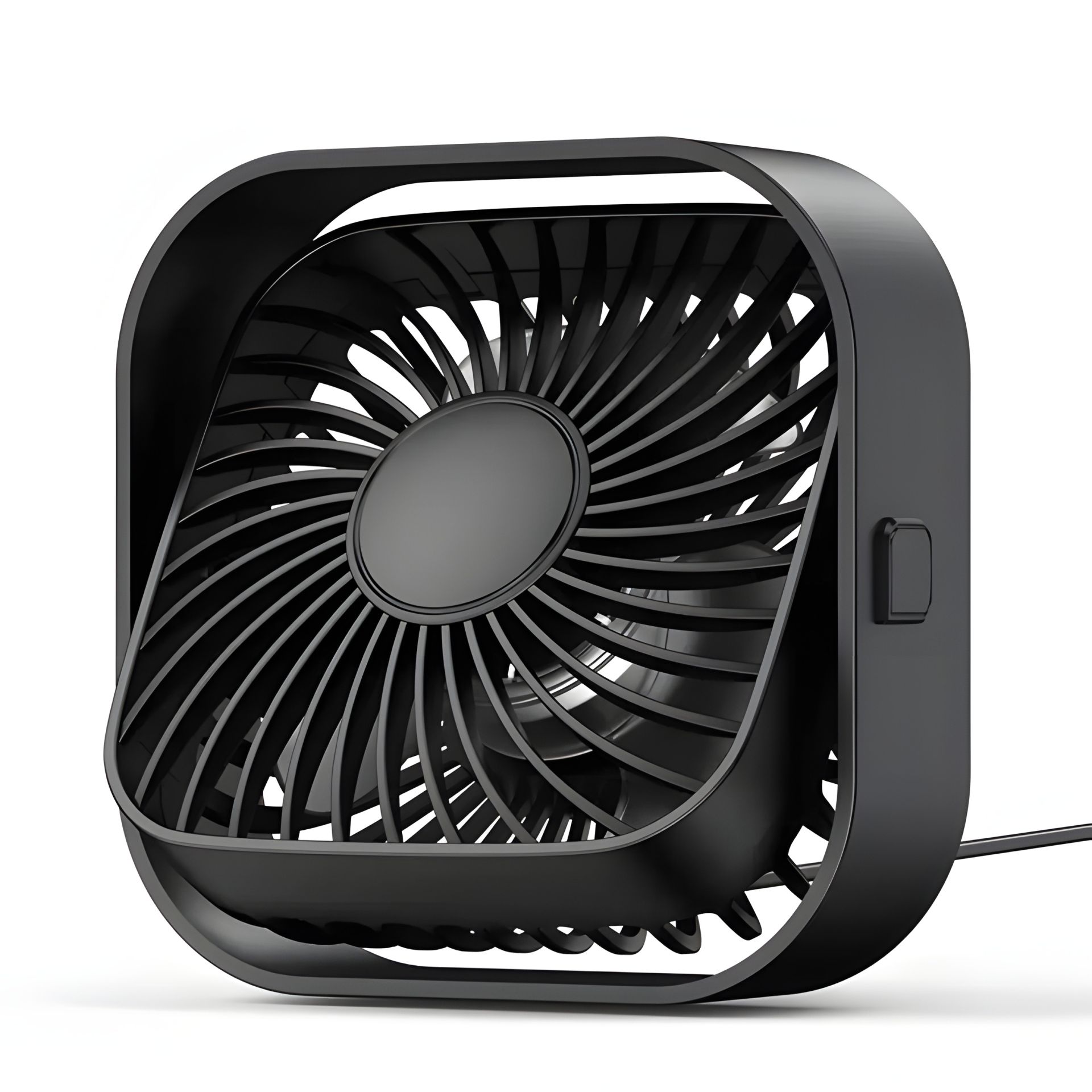 TOPK K51 USB Fan (8.5cm, 3 скорости, USB 5V 1m, 5W, 360 град.) black TOPK K51 USB Fan (8.5cm, 3 скорости, USB 5V 1m, 5W, 360 град.) black