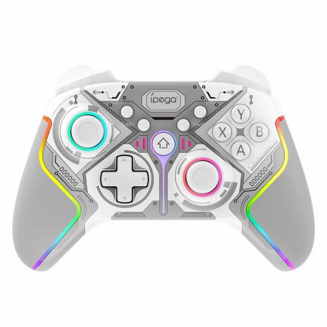 Геймпад Ipega PG-9666SB PS, PC. Android, IOS з RGB підсвічуванням, BT5.0, 500mAh, 30h, сірий Геймпад Ipega PG-9666SB PS, PC. Android, IOS з RGB підсвічуванням, BT5.0, 500mAh, 30h, сірий