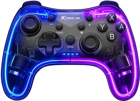 Ігровий контролер XTRIKE ME GP-52 Bluetooth Gamepad, Android, IOS, PS, Switch, PC, BT4.0, 800mAh, 8-12h, black
