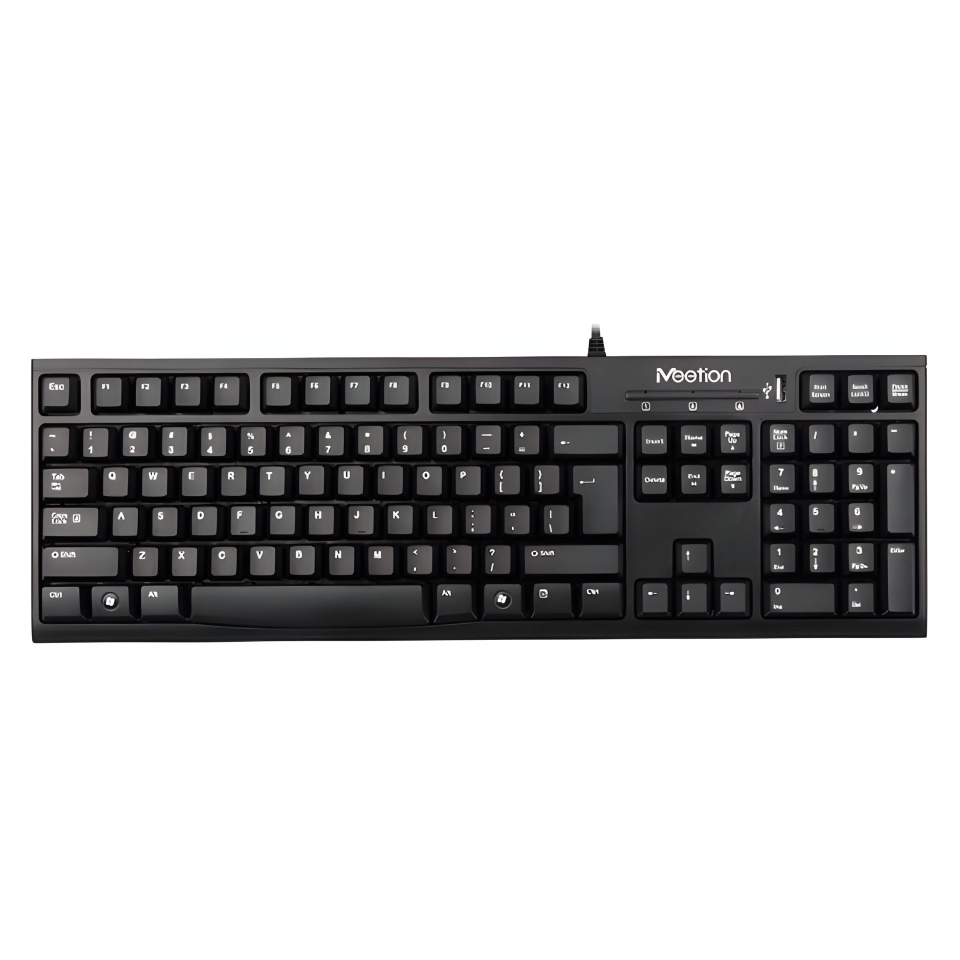 Дротова клавіатура Meetion USB+HUB Keyboard K815, укр, рос, анг, USB, 1.5m, чорна Дротова клавіатура Meetion USB+HUB Keyboard K815, укр, рос, анг, USB, 1.5m, чорна