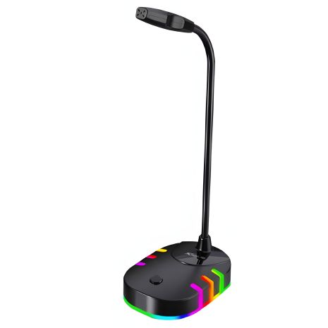 Игровой микрофон RGB XTRIKE XMC-02 |3.5mm/USB| black