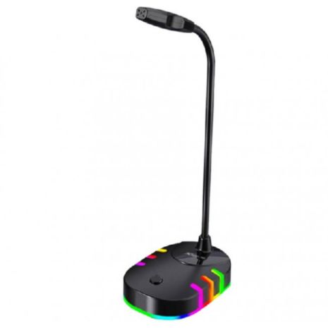 Игровой микрофон RGB XTRIKE XMC-02 |3.5mm/USB| black