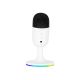 Дротовий ігровий мікрофон RGB MARVO MIC-06, AUX, USB, 1.7m, white