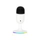 Дротовий ігровий мікрофон RGB MARVO MIC-06, AUX, USB, 1.7m, white Дротовий ігровий мікрофон RGB MARVO MIC-06, AUX, USB, 1.7m, white