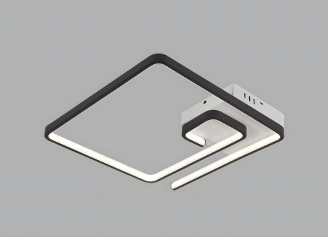 Светодиодная люстра спиральная 28W LP-DA91622 BK