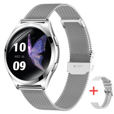 Смарт часы Smart Love Pro Silver Steel, 2 ремешка UWatch 1993