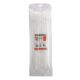 Хомут пластиковый 7,6*350 мм, белый, 100 ед. INTERTOOL TC-7635