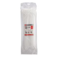 Пластиковий хомут 7,6×350 мм, 100 шт, білий INTERTOOL TC-7635