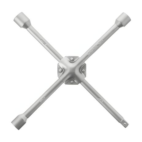 Крестовой баллонный ключ 1/2", 355×16 мм, 17×19×21 мм INTERTOOL HT-1604
