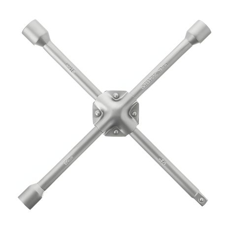 Крестовой баллонный ключ 1/2", 355×16 мм, 17×19×21 мм INTERTOOL HT-1604 Крестовой баллонный ключ 1/2", 355×16 мм, 17×19×21 мм INTERTOOL HT-1604