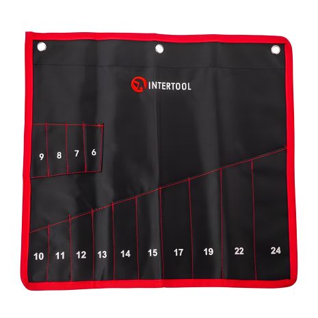 Чехол для гаечных ключей на 14 карманов 430мм*430мм INTERTOOL BX-9009